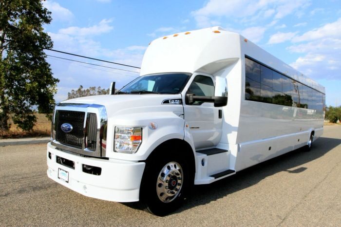White party bus – Parker party bus rental