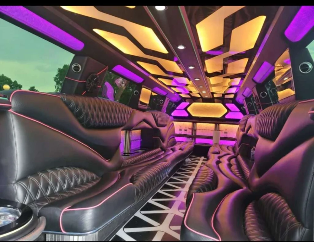 Castle Rock white Cadillac Escalade stretch limo