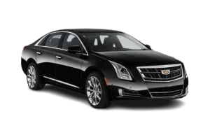 Castle Rock black Cadillac XTS executive sedan